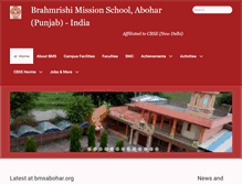 Tablet Screenshot of bmsabohar.org